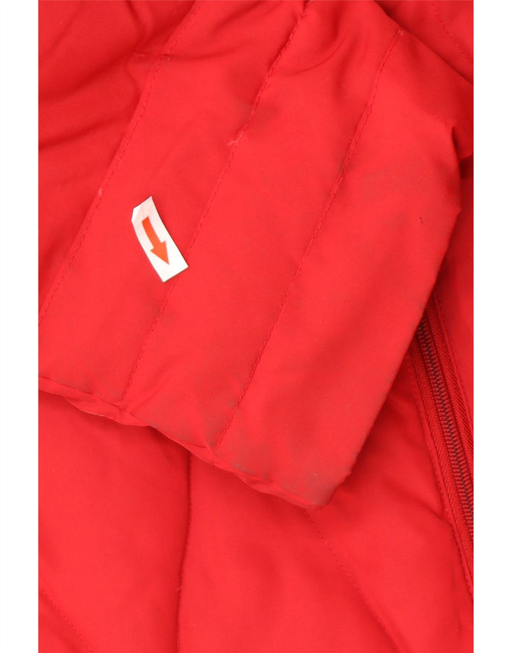 Esprit női párnázott dzseki UK 18 XL piros poliészter