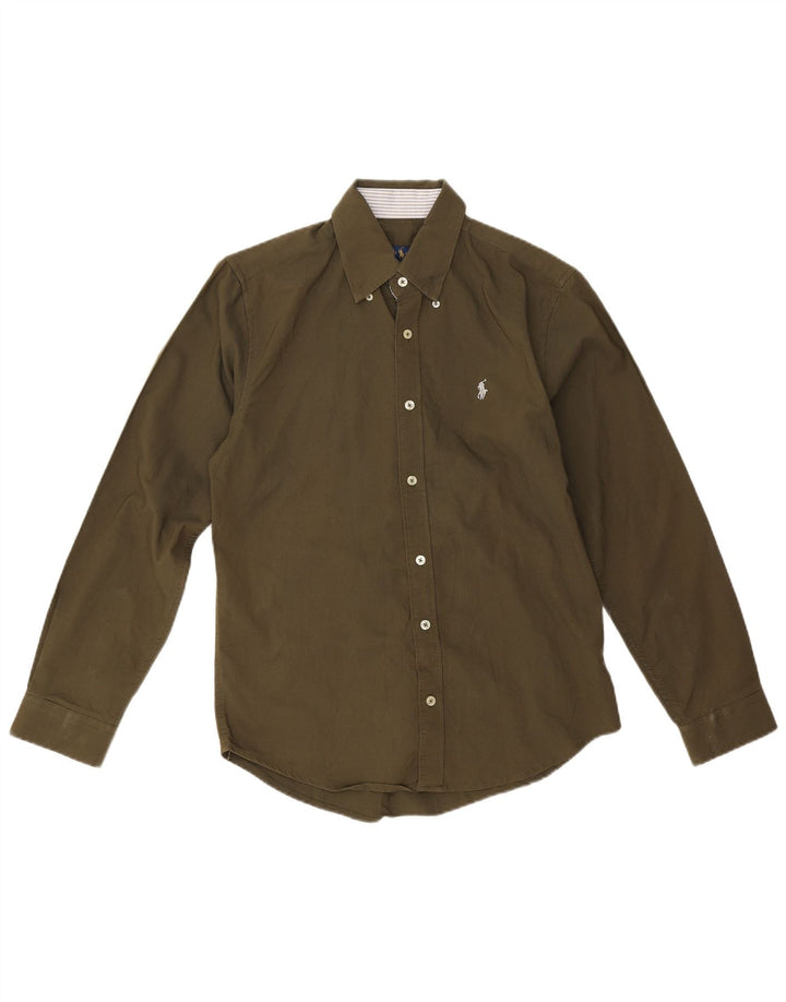 Ralph Lauren Mens Shirt Small Khaki