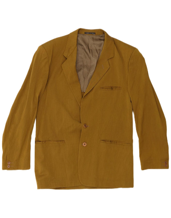 Renato Barbano Herre 2-knaps blazerjakke IT 50 Large Khaki