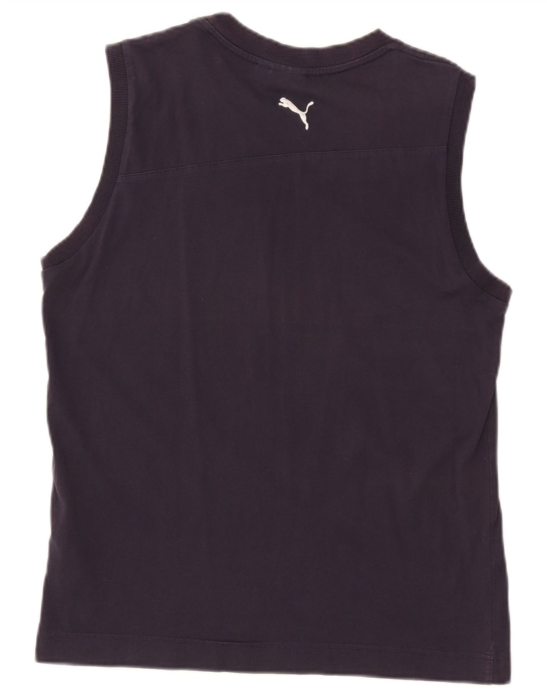 Puma Herren Graphic Vest Top Large Marineblau