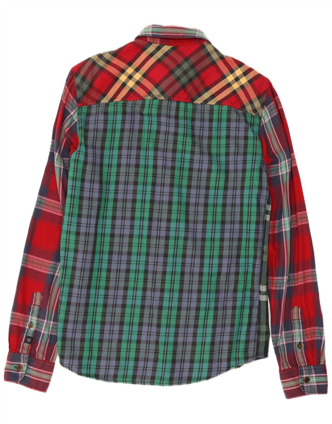 Scotch & Soda Mens Flannel Shirt Medium Multicoloured Check Cotton