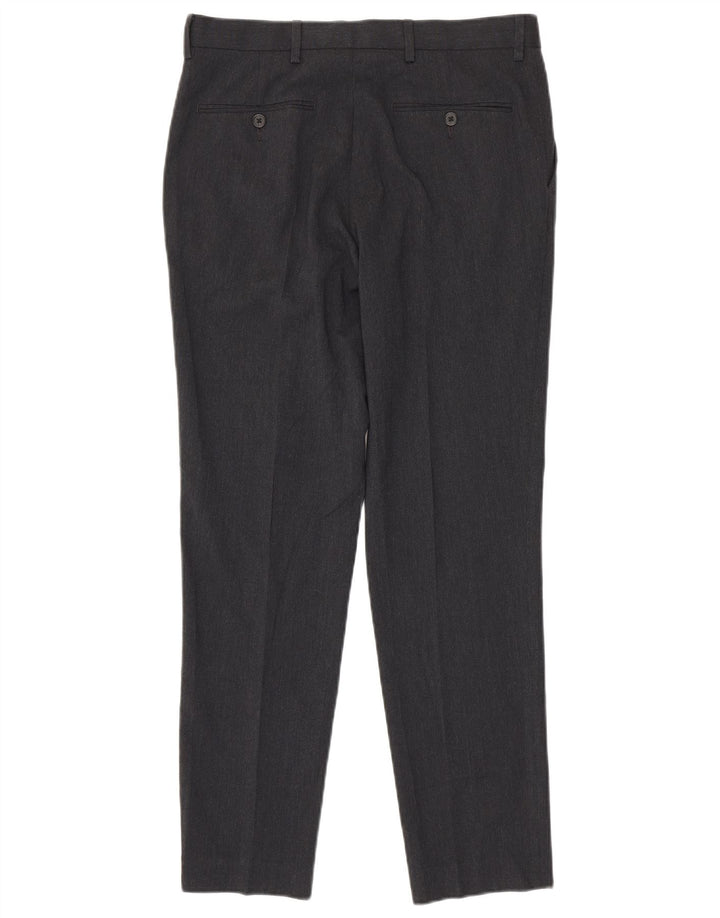 Marks & Spencer Herre Slim Suit Bukser W32 L31 Grå Polyester