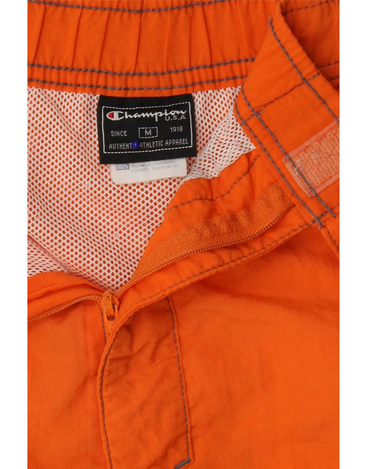 Pantaloncini da bagno da uomo Champion, colore arancione medio, in poliammide