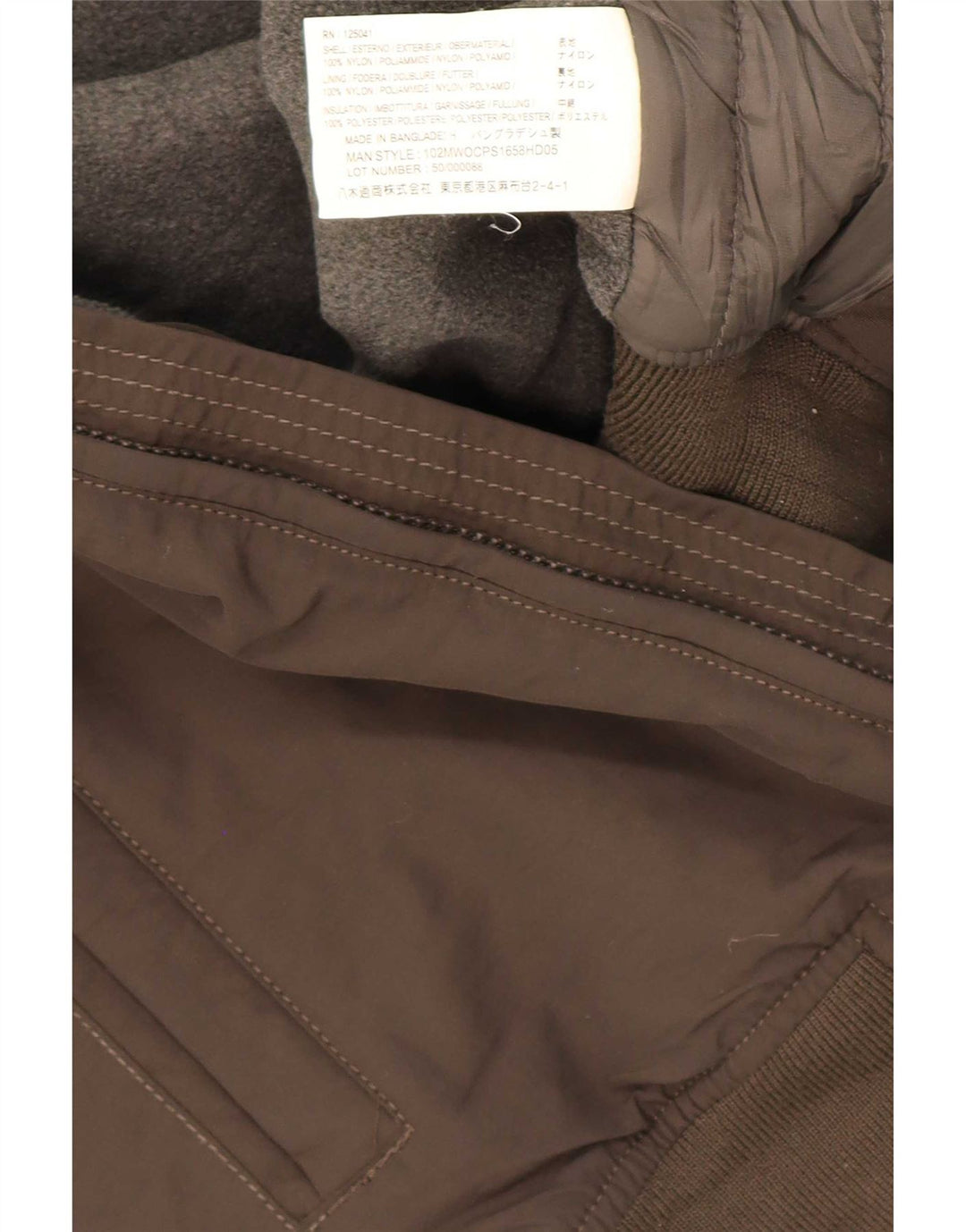 Jachetă bomber pentru bărbați Woolrich UK 36 Nailon mic kaki