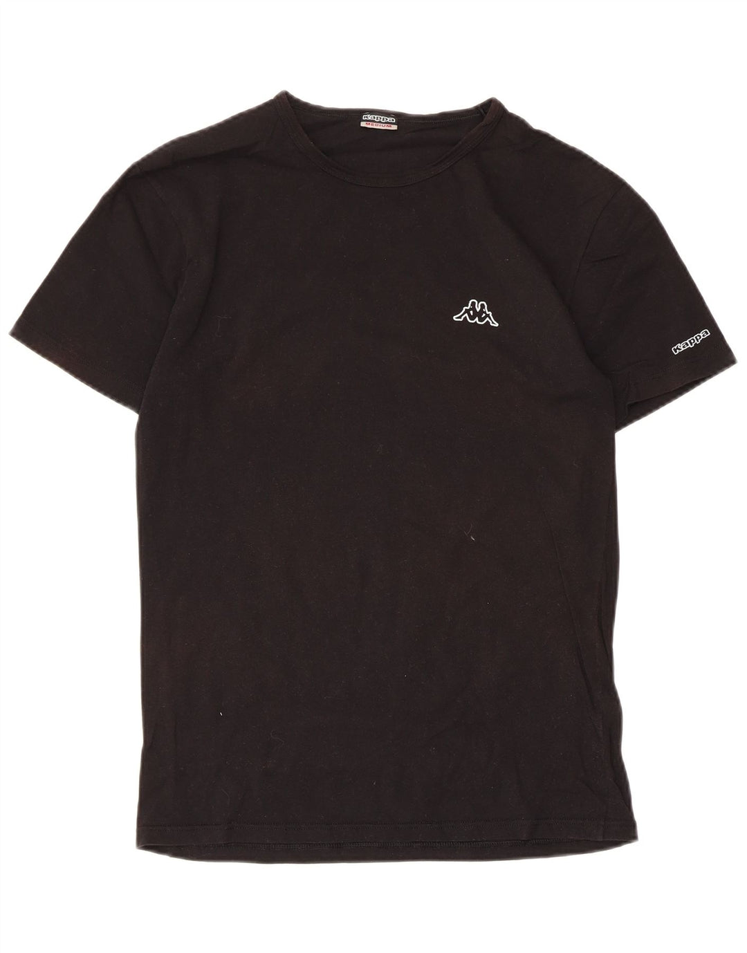 T-shirt uomo Kappa Top media in cotone nero