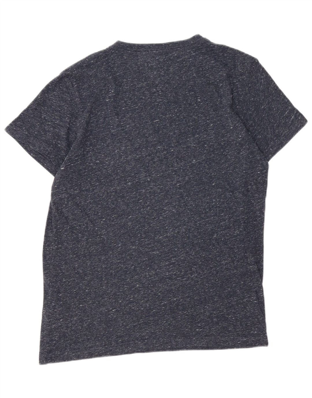 Tommy Hilfiger Mens Graphic T-Shirt Top Medium Navy Blue Flecked Polyester