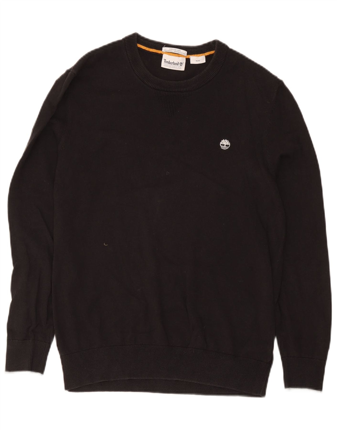 Timberland Herre sweater med rund hals, medium sort bomuld