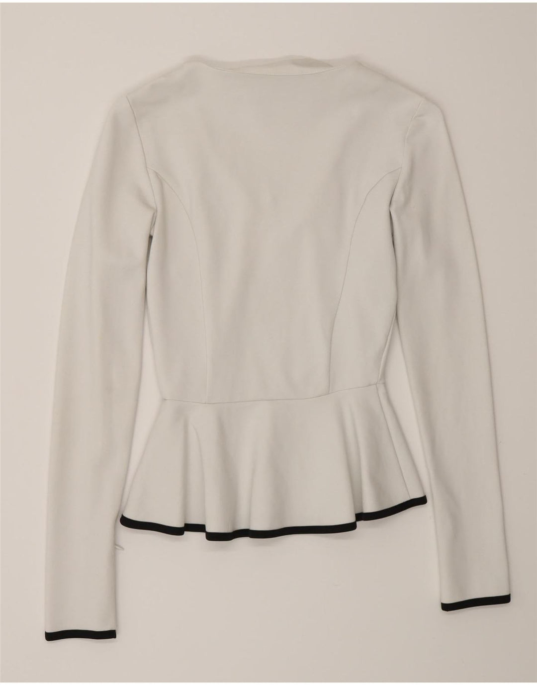 Armani Exchange Veste Blazer Femme UK 6 XS Blanc Viscose