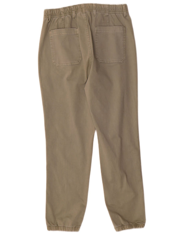 Marks & Spencer Damen Joggers Slim Fit Hose UK 12 Medium W30 L28 Khaki