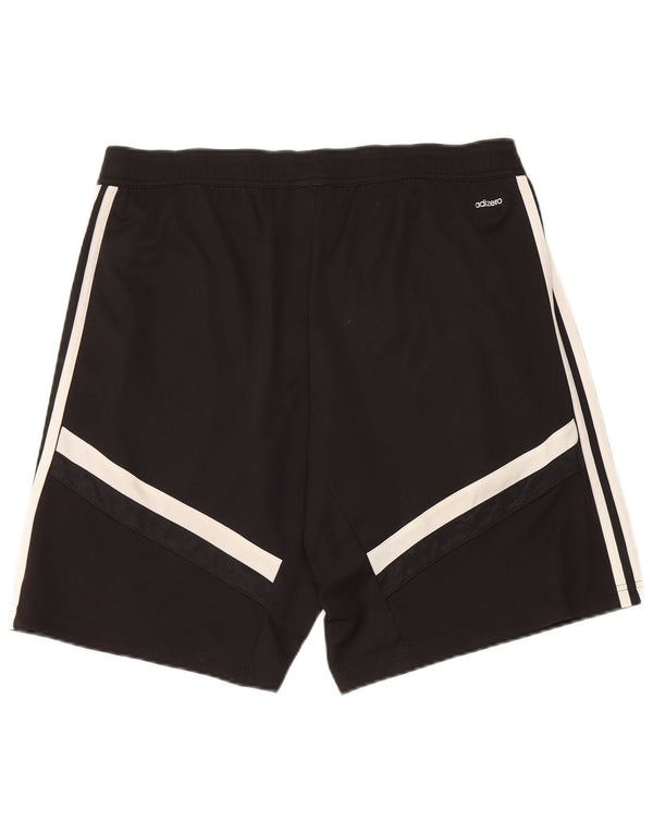 Adidas Herre Climacool Sports Shorts Large Black Colourblock Polyester