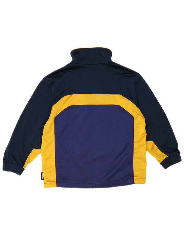 Lotto Veste de Survêtement Garçon 11-12 Ans Bleu Marine Moyen Colorblock