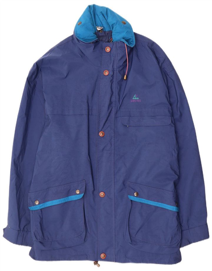 Dubin Mens Gore-Tex Padded Jacket IT 52 XL Blue Polyester