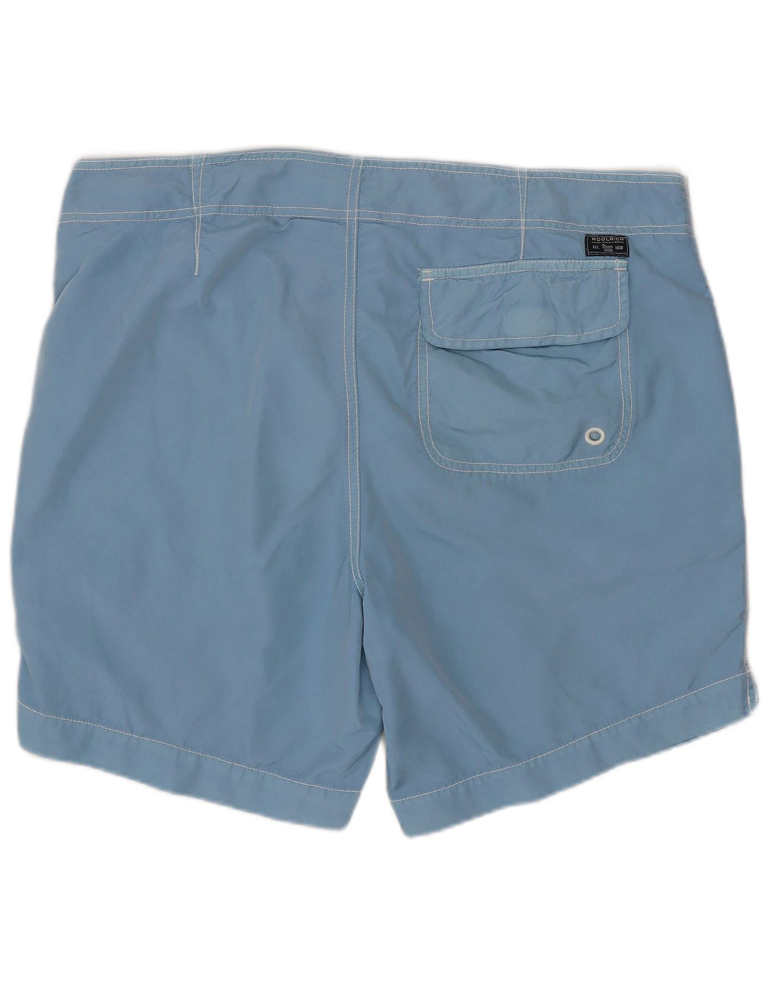 WOOLRICH Mens Swimming Shorts Medium  Blue Polyester