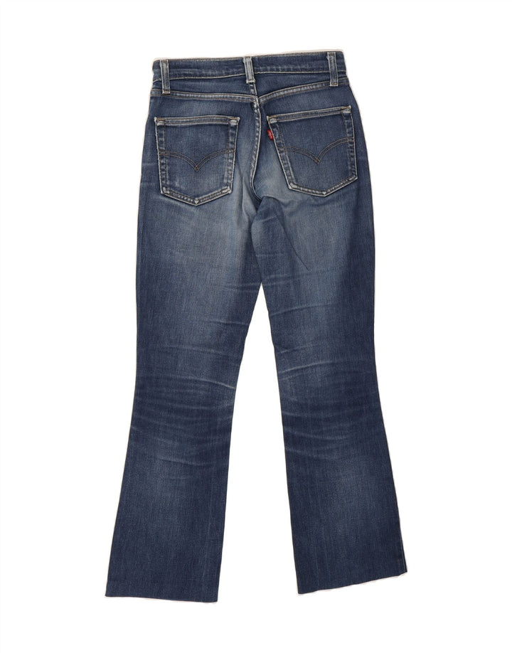 LEVI'S Womens Bootcut Jeans  W26 L29 Navy Blue Cotton Vintage Levi's and Second-Hand Levi's from Messina Hembry 