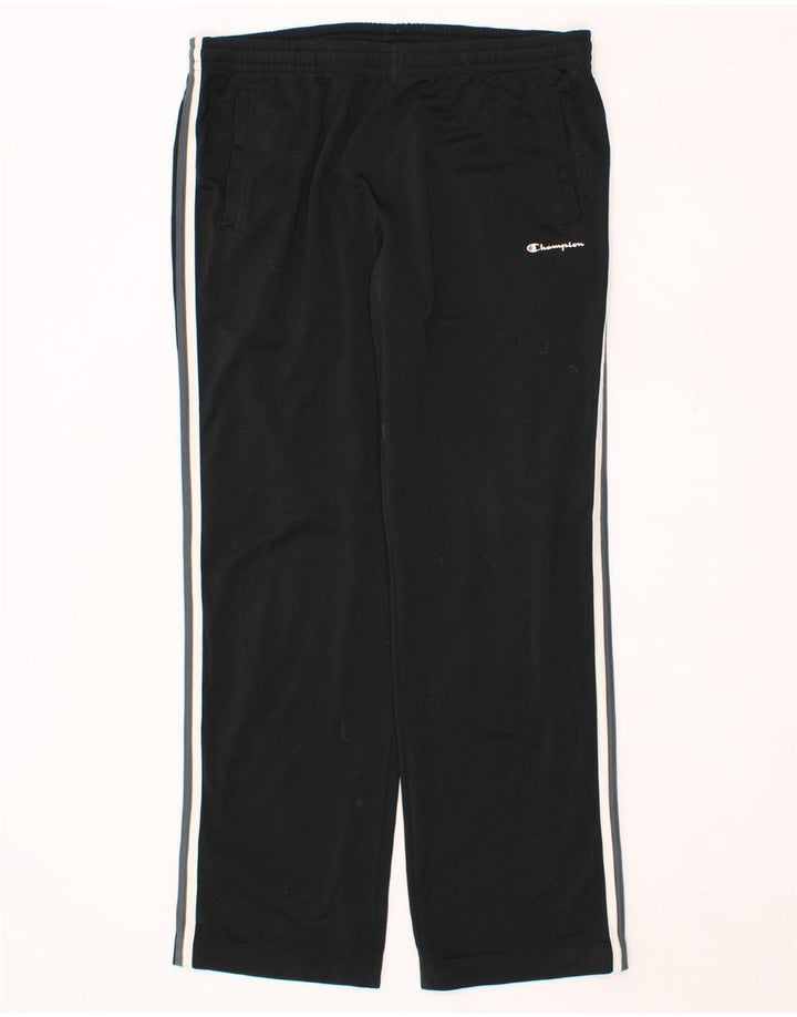 CHAMPION Mens Tracksuit Trousers XL Black Vintage Champion and Second-Hand Champion from Messina Hembry 