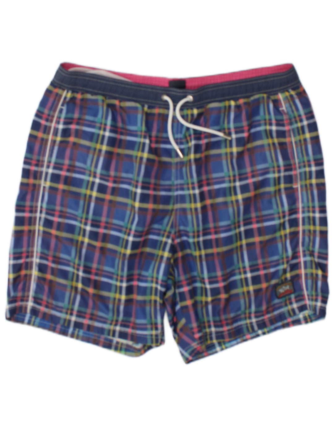 Paul & Shark Mens Yachting Swimming Shorts Large  Multicoloured Check