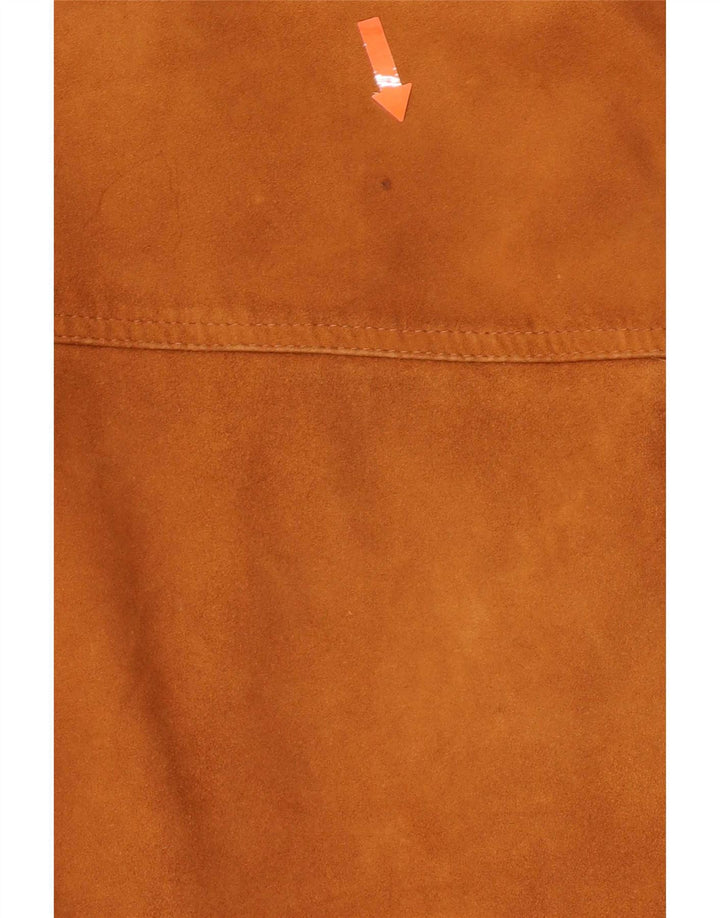 Giubbotto bomber in pelle scamosciata da uomo Essebi EU 50 Large in pelle beige