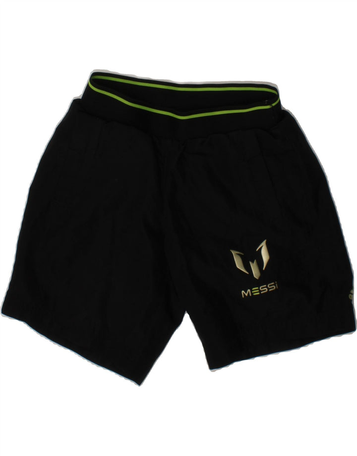 ADIDAS Boys Climalite Sport Shorts 5-6 Years  Black Polyester Vintage Adidas and Second-Hand Adidas from Messina Hembry 