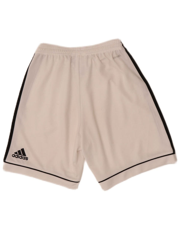 Pantaloncini sportivi da uomo Adidas XS W26 L7 poliestere bianco
