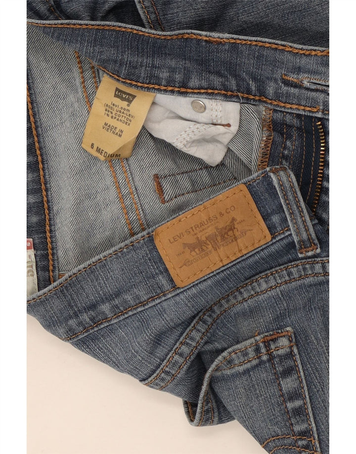 Levi's Womens 515 Bootcut Jeans US 6 Medium W30 L31 Blue Cotton