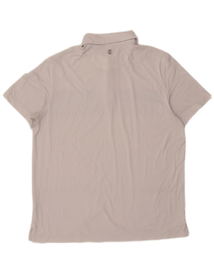 IZOD Herren-Poloshirt, groß, weiß gestreift, Polyester