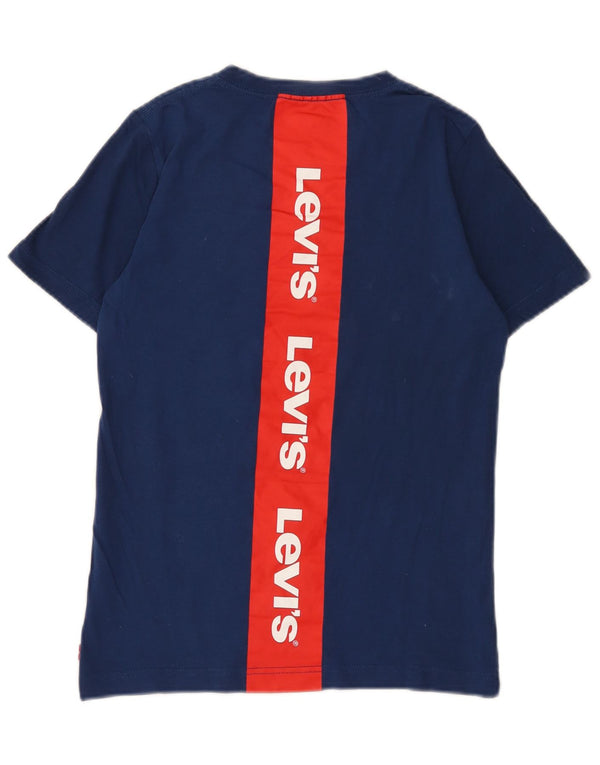 Levi's Boys Grafisk T-Shirt Top 13-14 år Marineblå Bomuld
