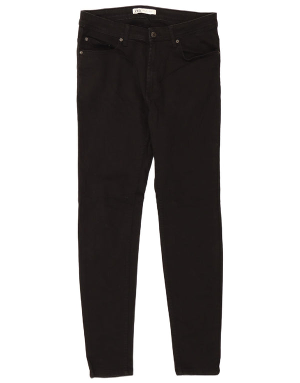 Zara Mens Skinny Jeans EU 42 Large W32 L29 Black Cotton