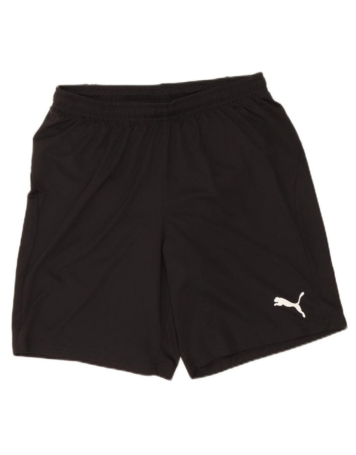PUMA Mens Sport Shorts Medium  Black Vintage Puma and Second-Hand Puma from Messina Hembry 