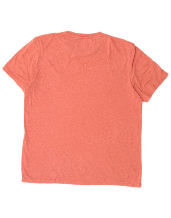 Lyle & Scott Herren T-Shirt Top Large Rosa Polyester