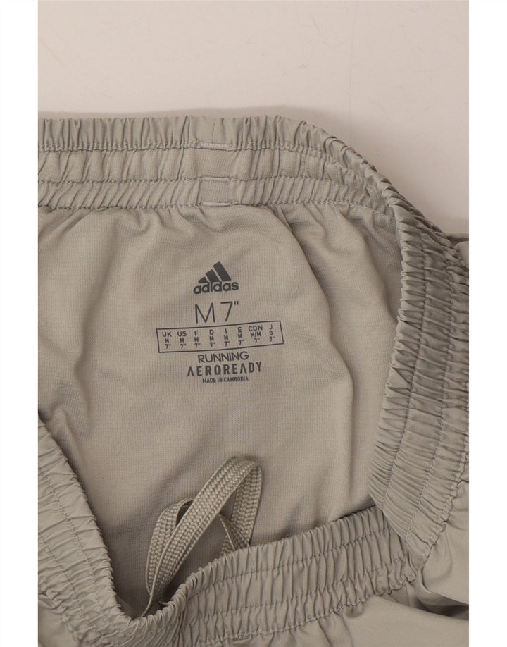 ADIDAS Mens Graphic Sport Shorts Medium  Grey Polyester Vintage Adidas and Second-Hand Adidas from Messina Hembry 