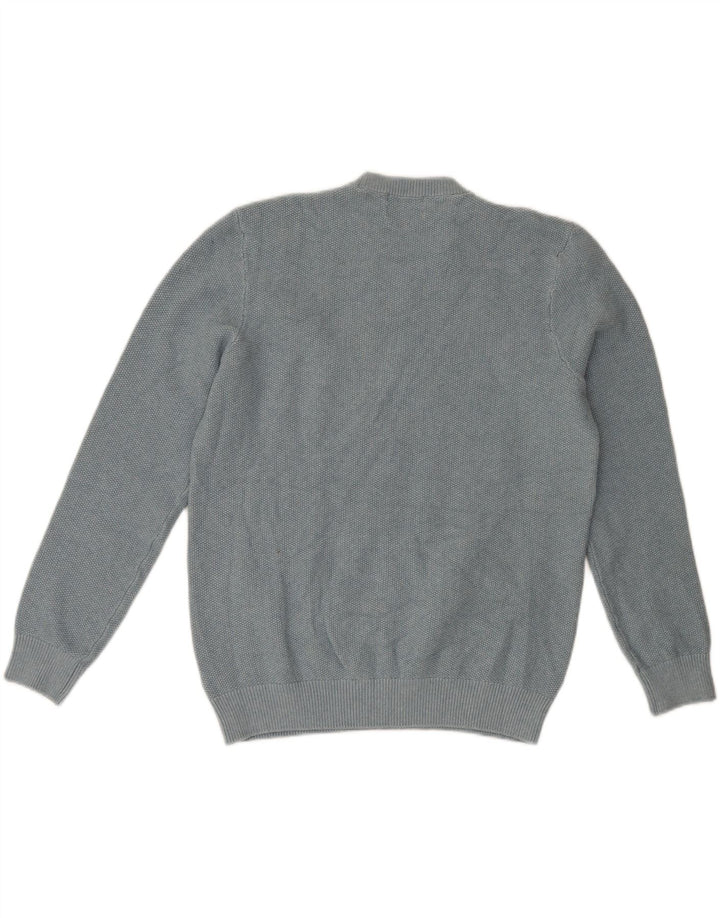 MARKS & SPENCER Womens Crew Neck Jumper Sweater UK 18 XL Blue Polyester Vintage Marks & Spencer and Second-Hand Marks & Spencer from Messina Hembry 