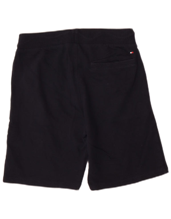 TOMMY HILFIGER Boys Graphic Sport Shorts 15-16 Years  Navy Blue Cotton