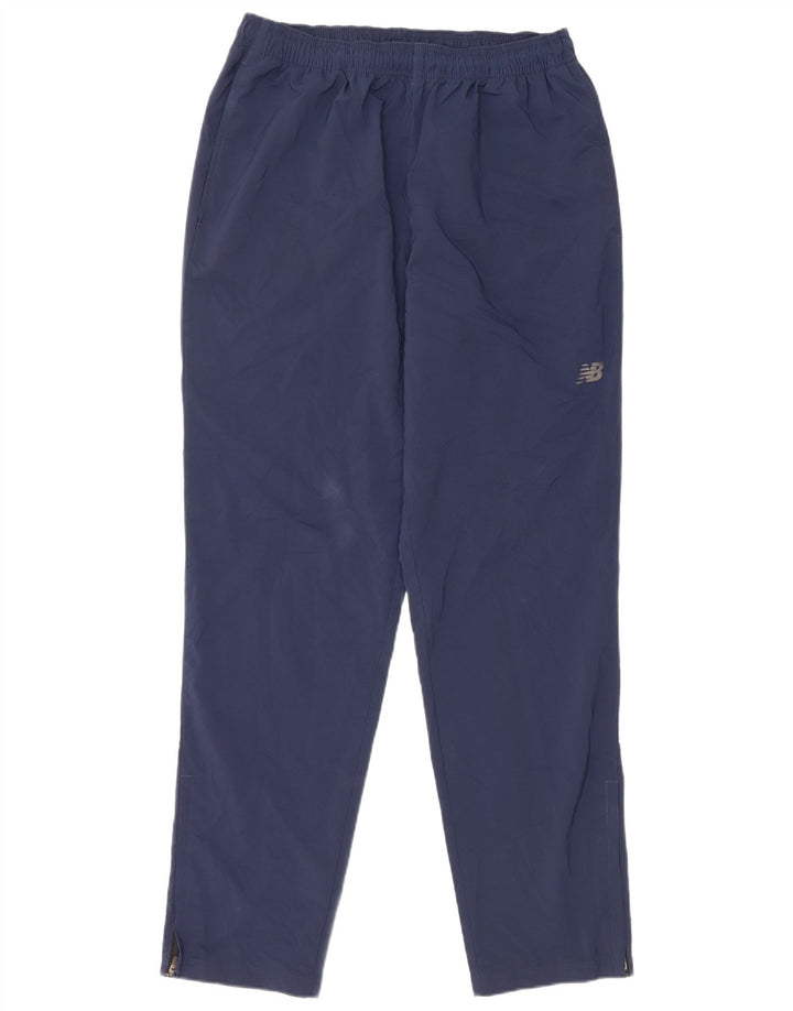 New Balance Pantalon de Survêtement Homme Large Bleu Marine Polyester