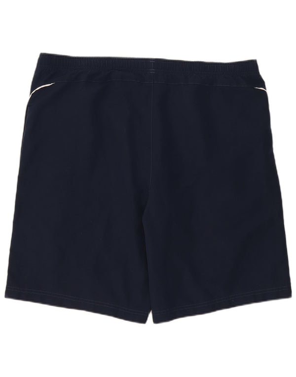 Pantaloncini sportivi Reebok da uomo di grandi dimensioni in poliestere blu navy