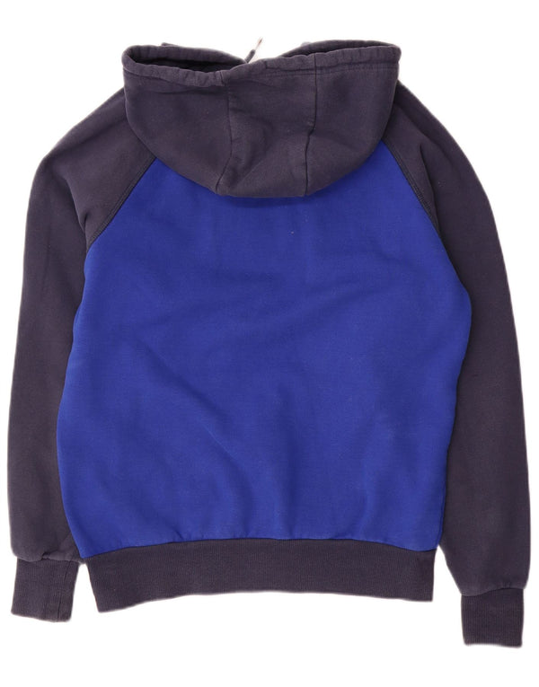 Ellesse Herre grafisk hættetrøje Jumper Medium Marineblå Colourblock Bomuld