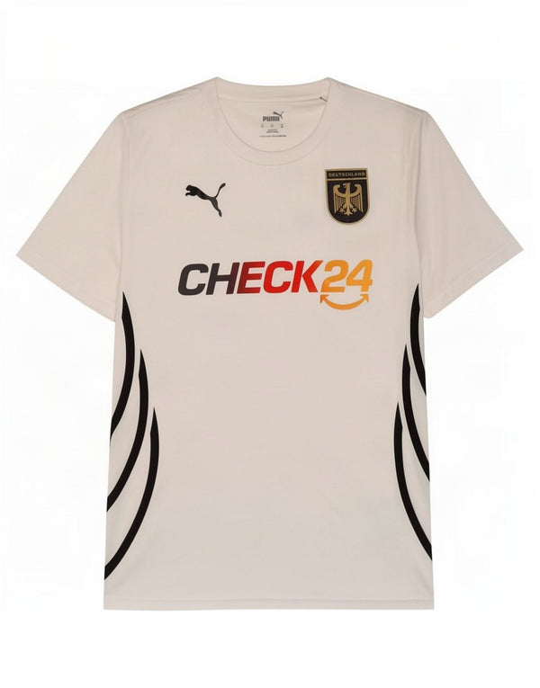 Puma Mens Deutshland Graphic T-Shirt T-Shirt Top Medium White Poliester Sports