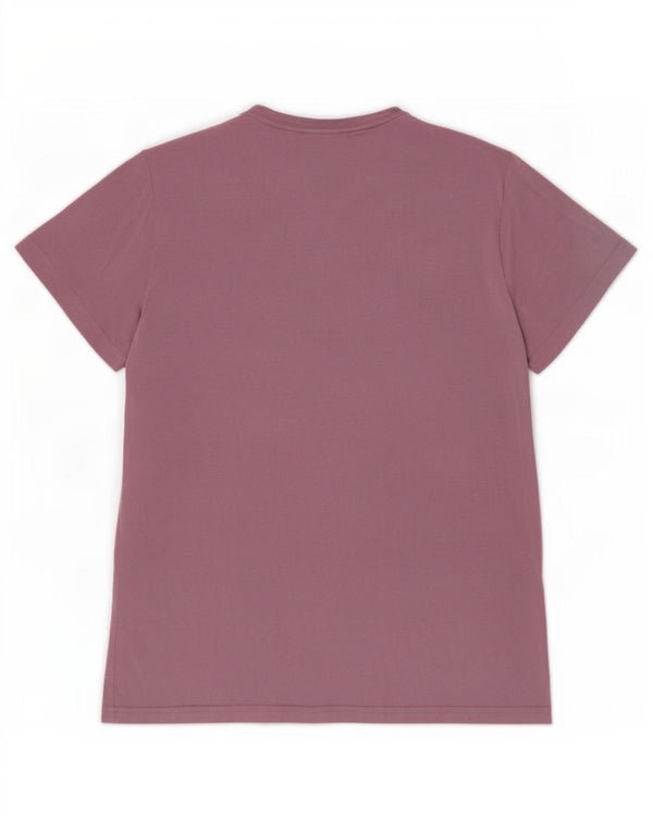 Adidas Damen Graphic T-Shirt Top UK 12/14 Medium Lila Baumwolle