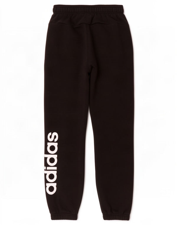Adidas drenge grafisk træningsdragt bukser joggers 11-12 år sort bomuld