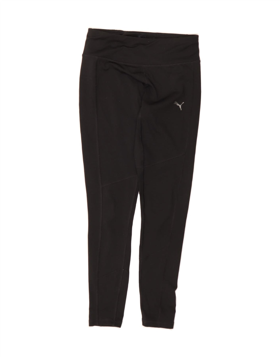 PUMA Womens Leggings UK 8 Small  Black Polyester Vintage Puma and Second-Hand Puma from Messina Hembry 