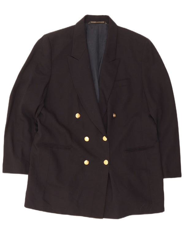 Marks & Spencer Dame St. Michael Blazer Jacket UK 20 2XL Navy Blue