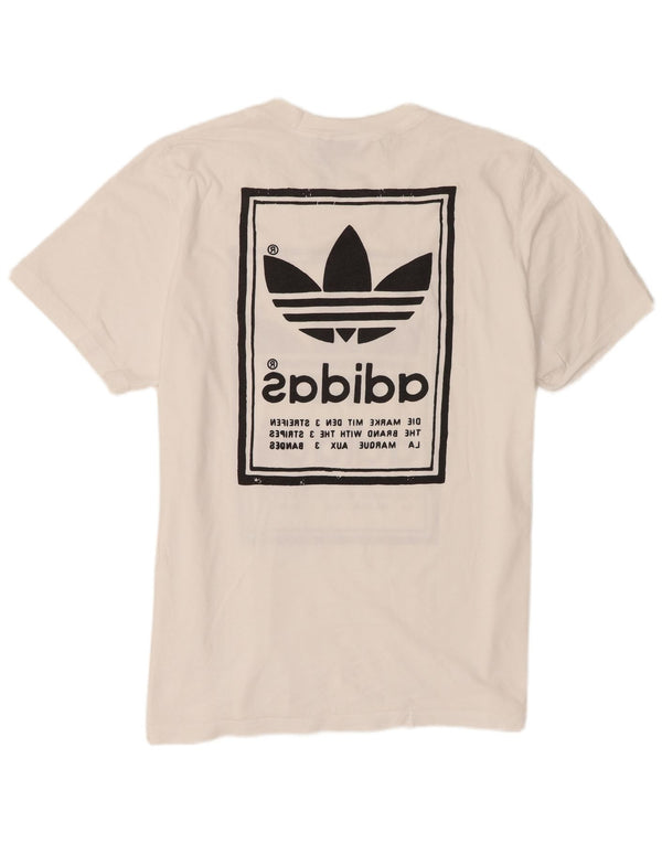 Adidas Grafisk T-shirt top til mænd XL Hvid