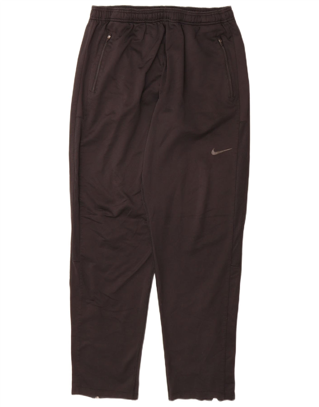 Nike Mens Dri Fit Tracksuit Trousers Large Black Polyester