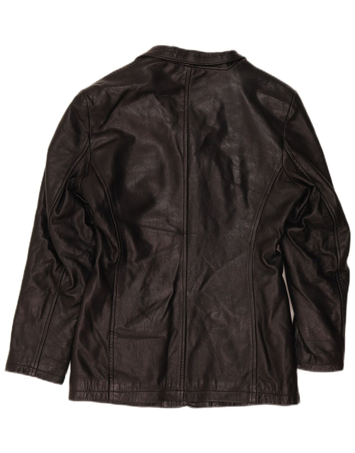 Davin Damen Lederjacke IT 42 Medium Schwarz