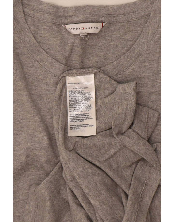 Tommy Hilfiger T-Shirt Homme Gris Moyen Coton