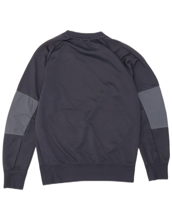 Nike Mens Graphic pulóver pulóver kis sötétkék Colourblock poliészter