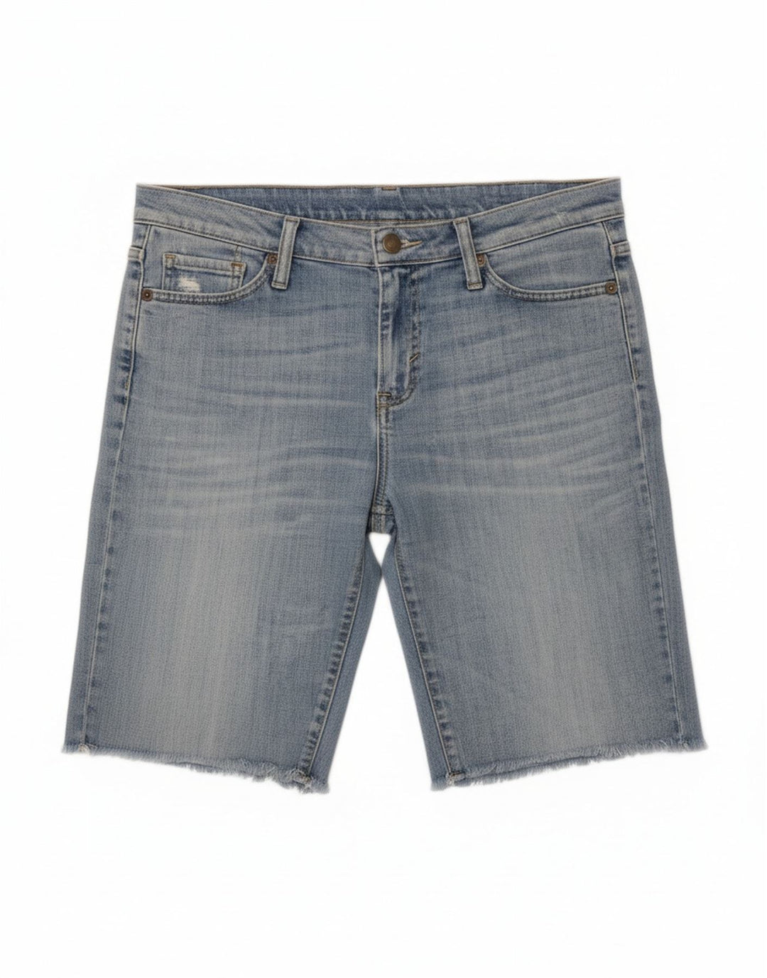 BENETTON Womens Denim Shorts W27 Small Blue Vintage Benetton and Second-Hand Benetton from Messina Hembry 