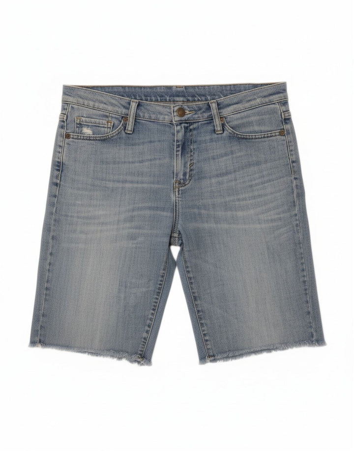 BENETTON Womens Denim Shorts W27 Small Blue Vintage Benetton and Second-Hand Benetton from Messina Hembry 
