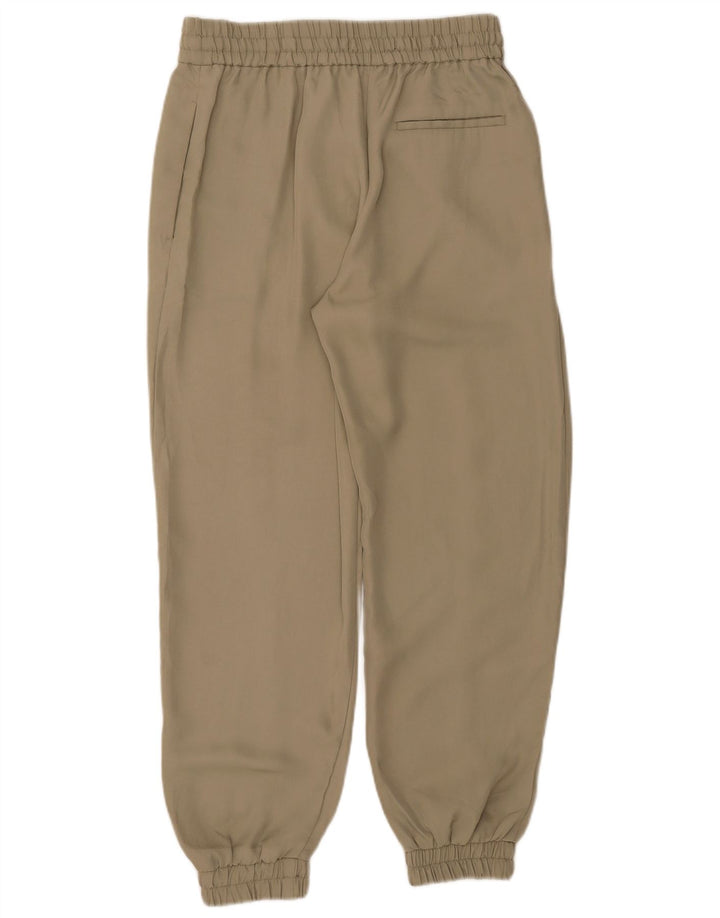 Zara Womens Joggers Casual Trousers Medium W28 L26 Khaki Polyester