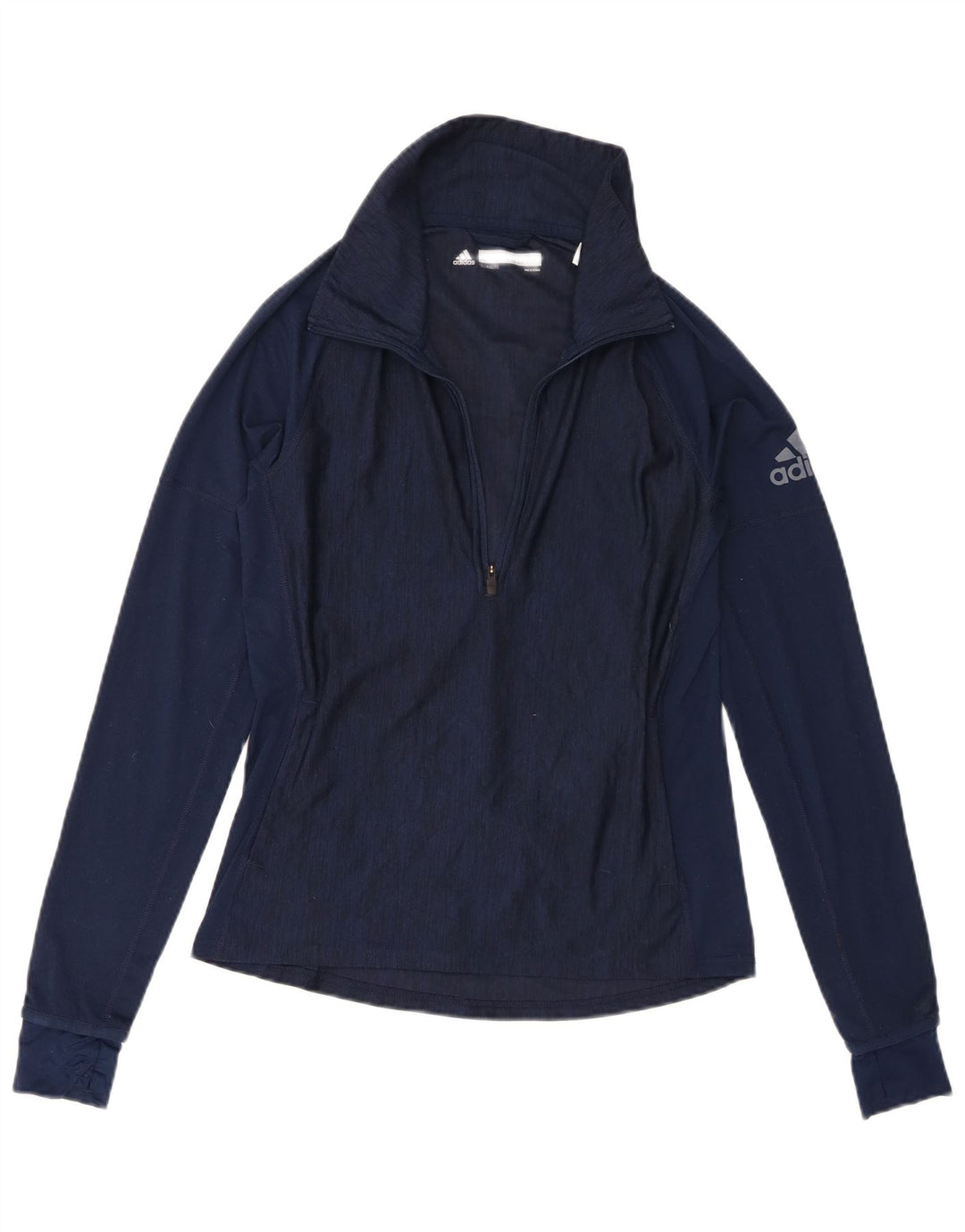 Adidas Damen Graphic Pullover Trainingsanzug Top UK 8/10 Small Marineblau