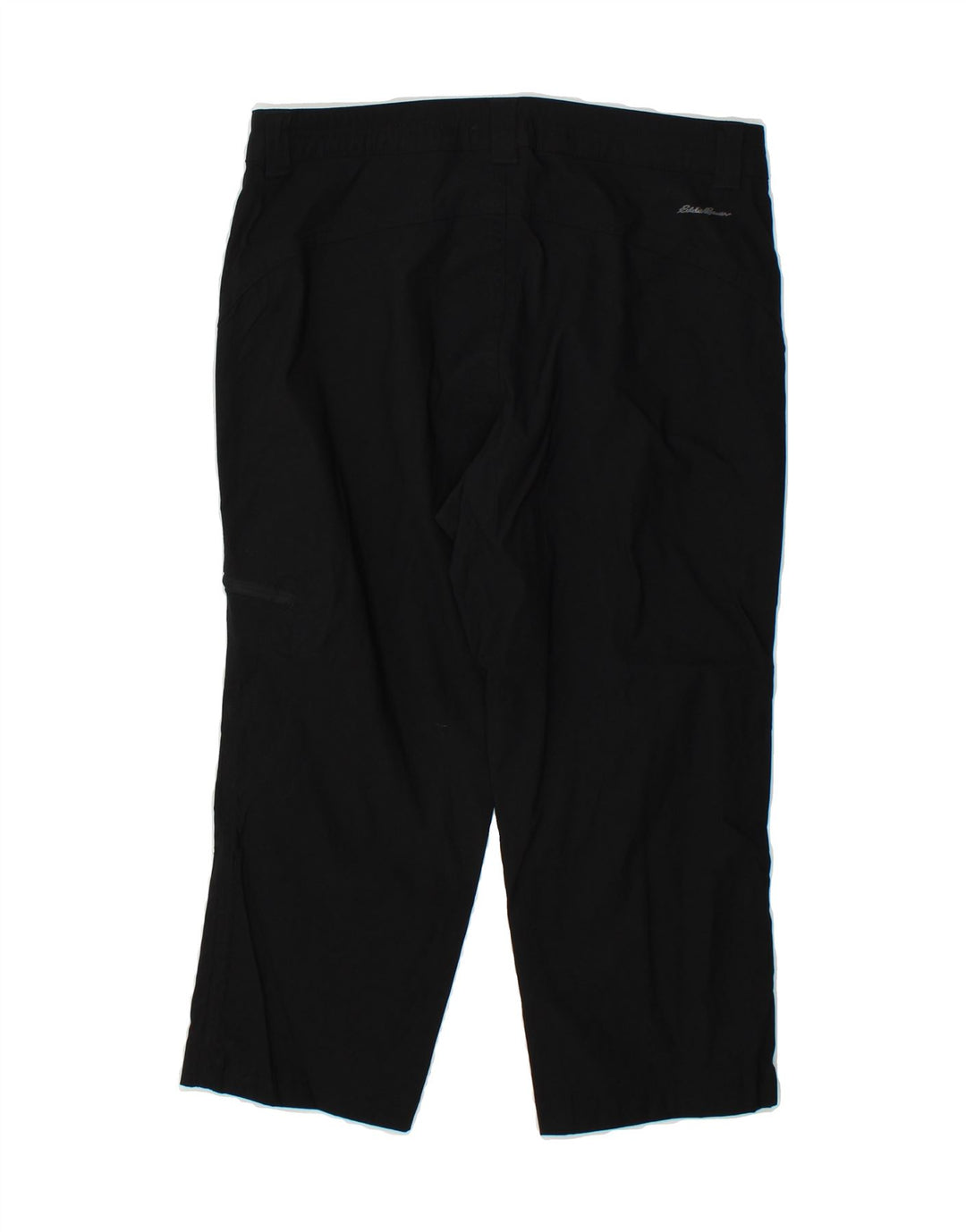 EDDIE BAUER Womens Straight Capri Cargo Trousers US 6 Medium W29 L20 Black Vintage Eddie Bauer and Second-Hand Eddie Bauer from Messina Hembry 